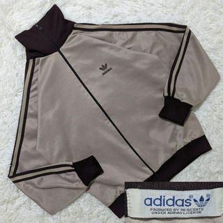 adidas - 【激渋カラー】70s〜80s アディダス デサント製 ベージュ×ブラウン 茶色