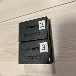 Canon - キャノン　LP E12 LP E17 純正　二つ