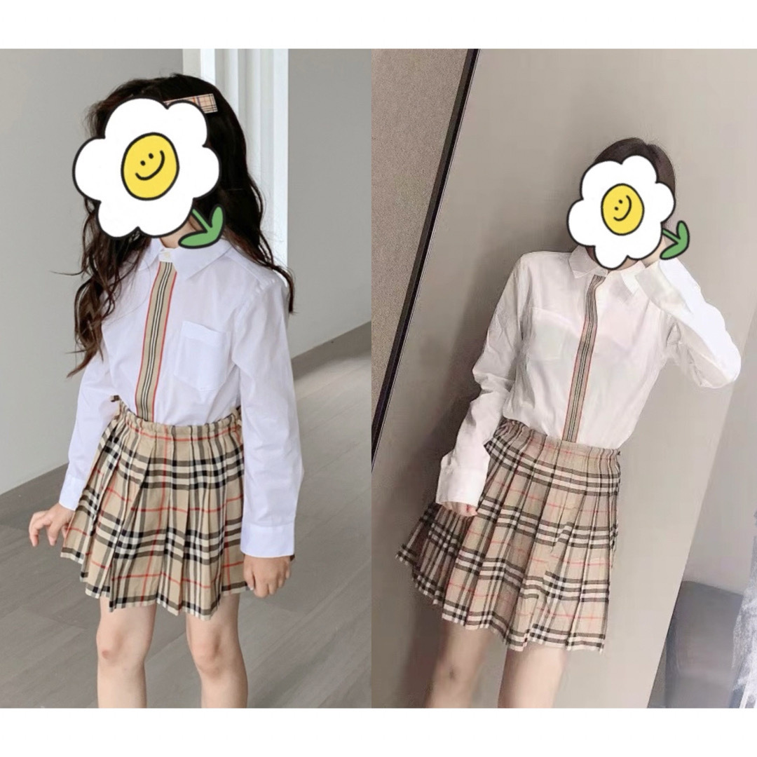 BURBERRY - バーバリー ヴィンテージチェック コットン プリーツ BURBERRY - バーバリー ヴィンテージチェック コットン プリーツ