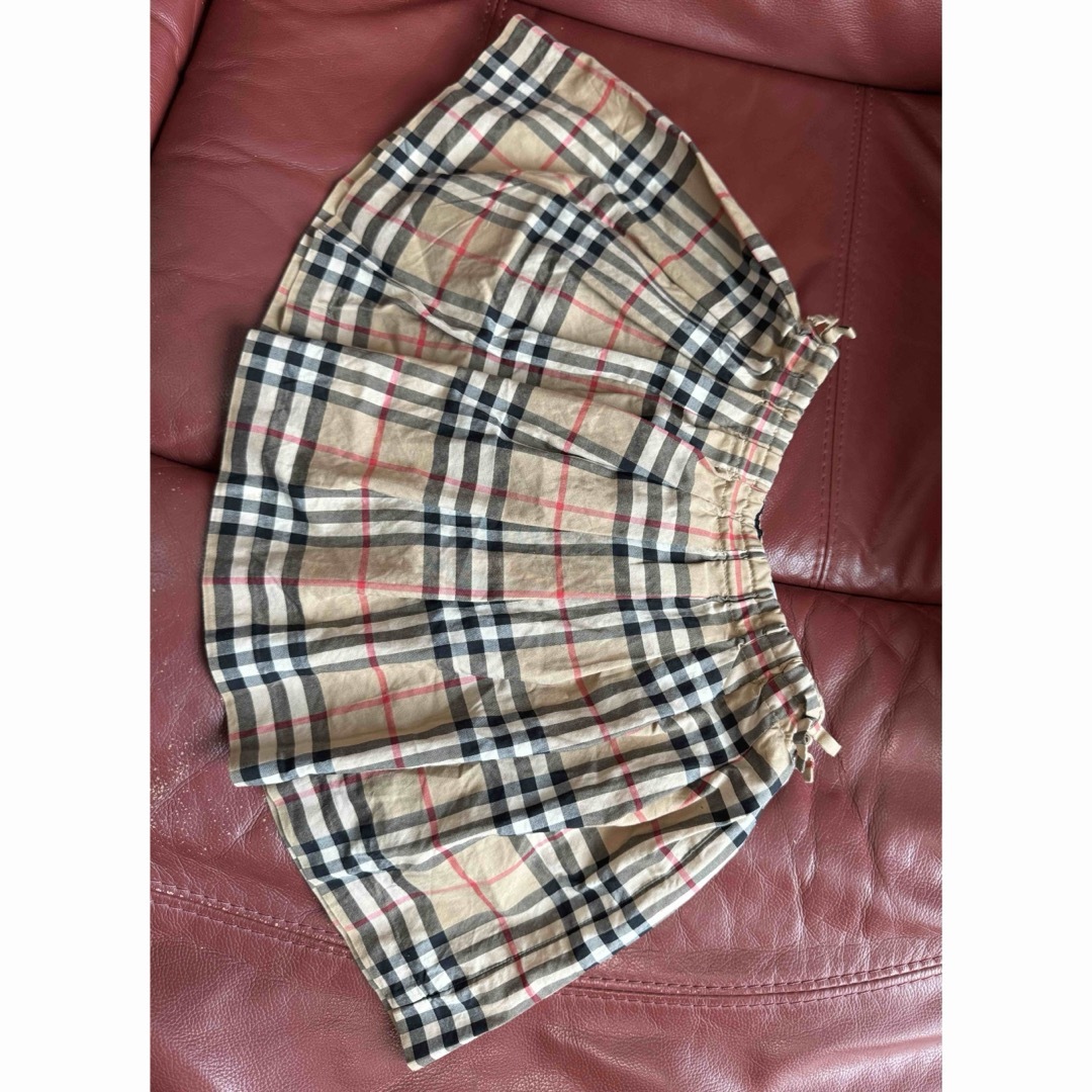 BURBERRY - バーバリー ヴィンテージチェック コットン プリーツ BURBERRY - バーバリー ヴィンテージチェック コットン プリーツ