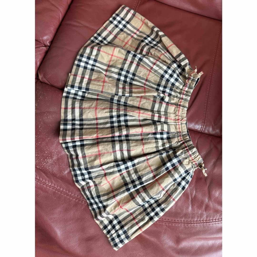BURBERRY - バーバリー ヴィンテージチェック コットン プリーツ BURBERRY - バーバリー ヴィンテージチェック コットン プリーツ