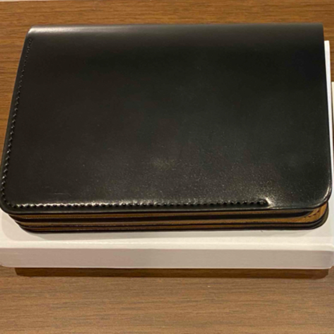 forme(フォルメ)のフォルメ　forme  SHORT WALLET  Cordovan black メンズのファッション小物(折り財布)の商品写真
