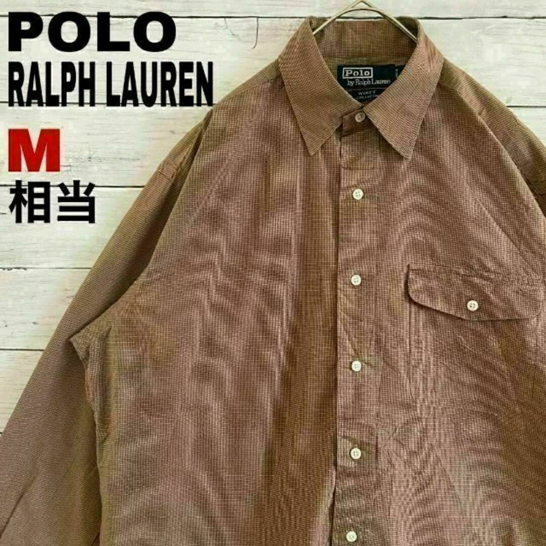 POLO RALPH LAUREN(ポロラルフローレン)のp34 US古着 ポロラルフローレン WYATT 長袖シャツ コットン 春夏 メンズのトップス(シャツ)の商品写真