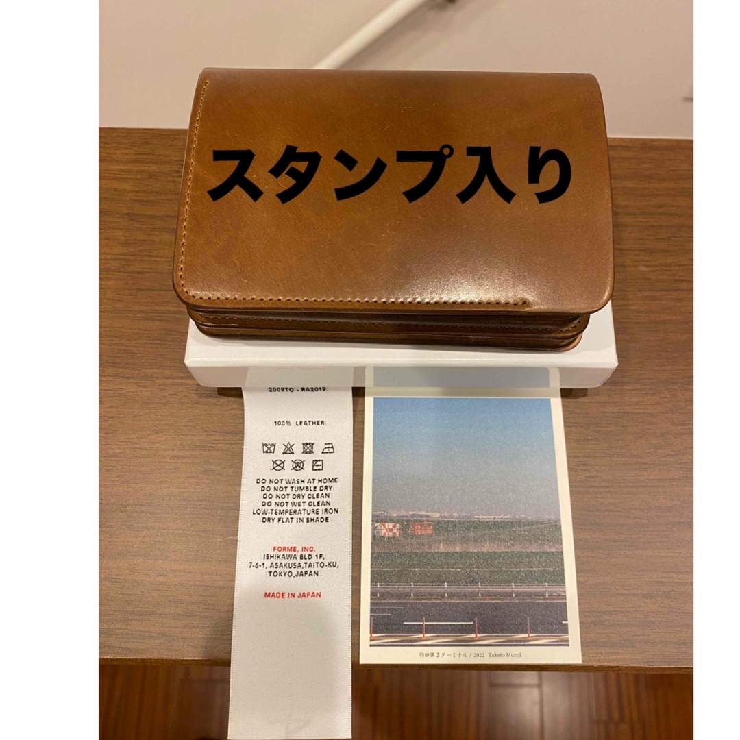 forme(フォルメ)のforme  SHORT WALLET  Cordovan cigar メンズのファッション小物(折り財布)の商品写真