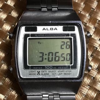 アルバ(ALBA)の1980年代オールド・デジタル  ALBA  メンズ　腕時計(腕時計(アナログ))