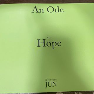 セブンティーン(SEVENTEEN)のSEVENTEEN An Ode photobook JUN ジュン 文俊辉(アイドルグッズ)