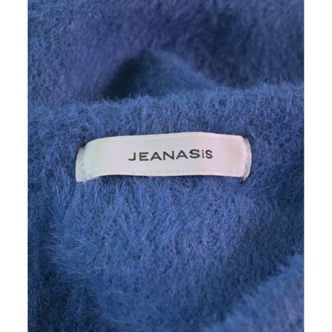 JEANASIS(ジーナシス)のJEANASIS ジーナシス ニット・セーター F 青 【古着】【中古】 レディースのトップス(ニット/セーター)の商品写真