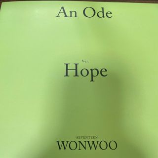 セブンティーン(SEVENTEEN)のSEVENTEEN An Ode photobook WONWOO ウォヌ(アイドルグッズ)