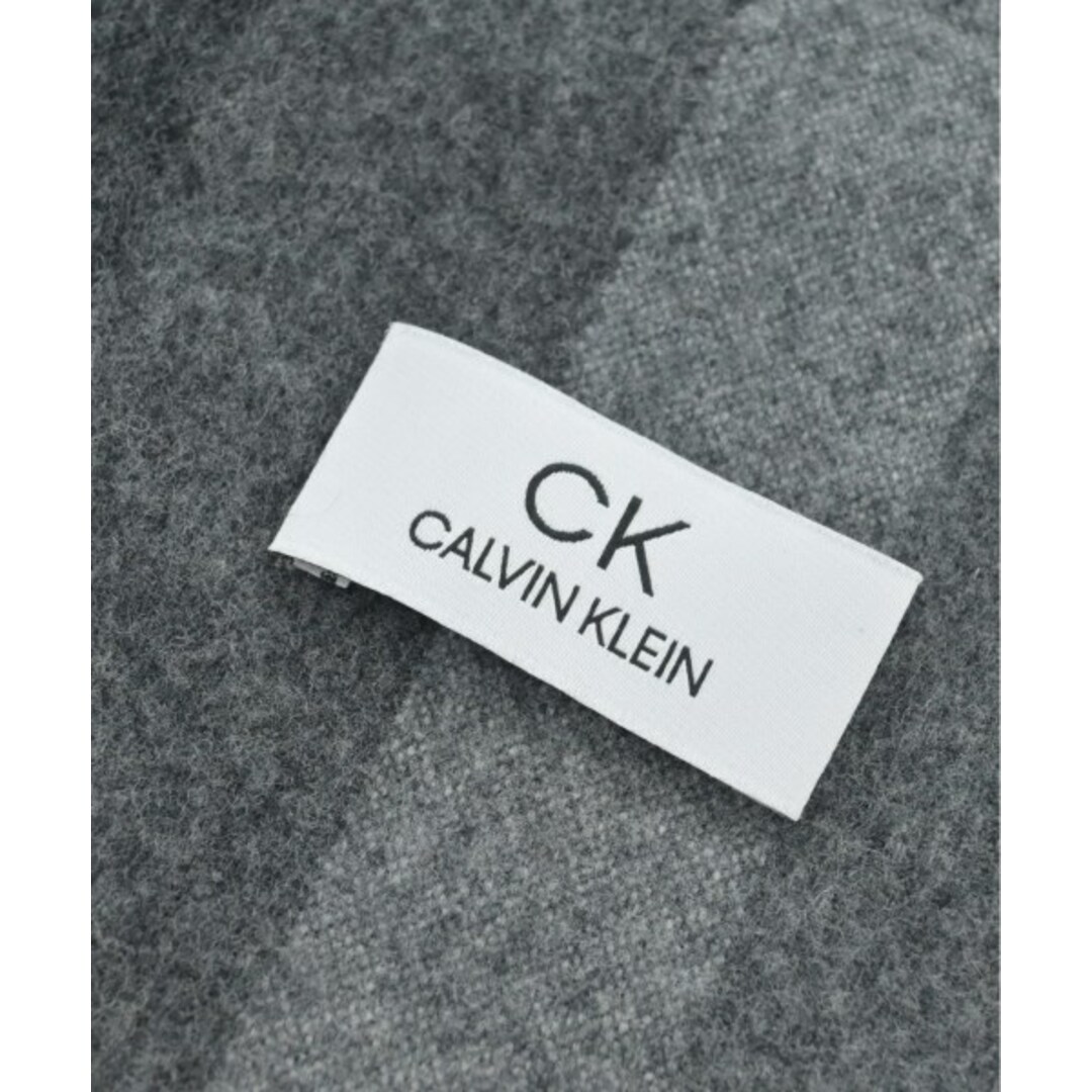 Calvin Klein C.K マフラー - グレー 【古着】【中古】 メンズのファッション小物(マフラー)の商品写真