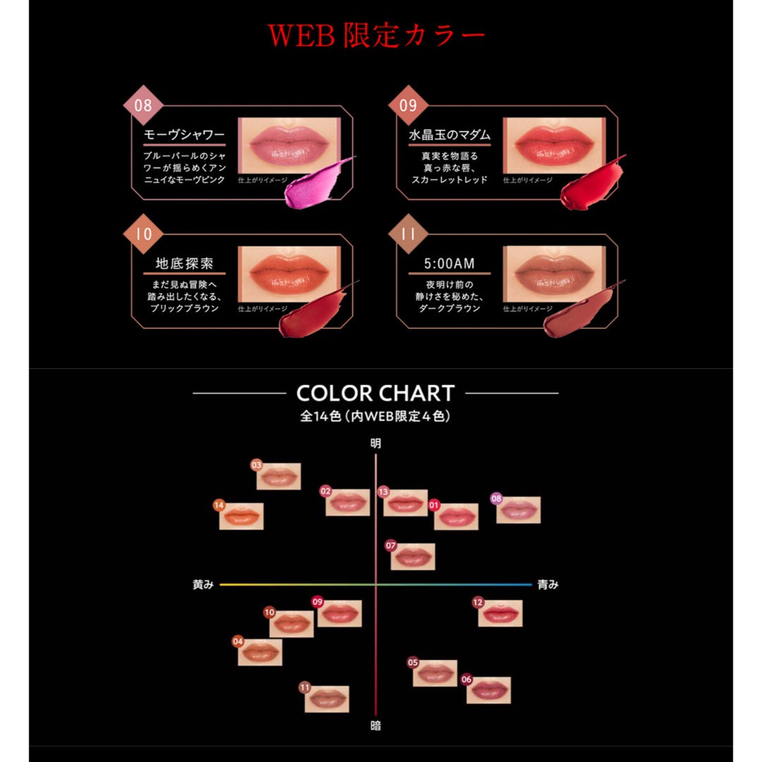 KATE(ケイト)の新品 WEB限定 KATE リップモンスター 10 地底探索 (送料込) コスメ/美容のベースメイク/化粧品(口紅)の商品写真