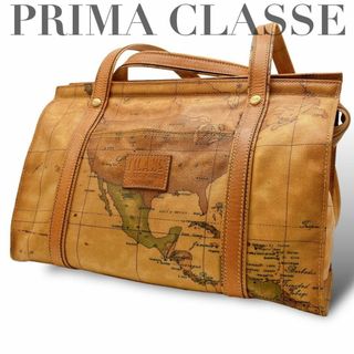 PRIMA CLASSE トートバッグ レザー ブラウン ジオクラシック 肩掛け