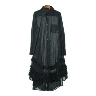 コムデギャルソン(COMME des GARCONS)のCOMME des GARCONS コムデギャルソン シャツワンピース S 黒 【古着】【中古】(その他)