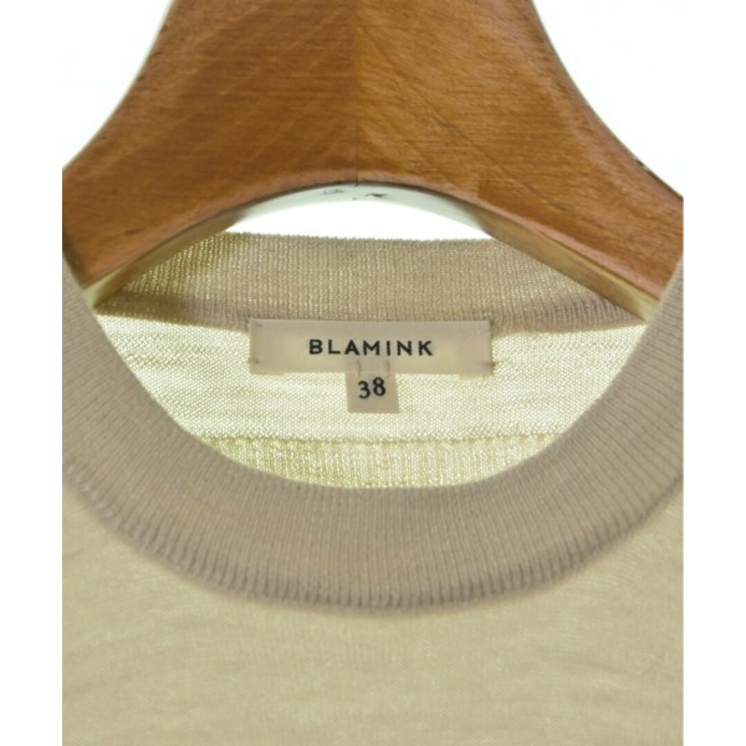 BLAMINK(ブラミンク)のBLAMINK ブラミンク ニット・セーター 38(M位) ベージュ 【古着】【中古】 レディースのトップス(ニット/セーター)の商品写真