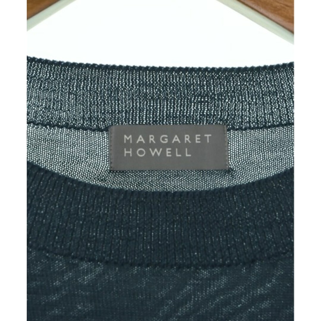 MARGARET HOWELL(マーガレットハウエル)のMARGARET HOWELL マーガレットハウエル ニット・セーター F 青系 【古着】【中古】 レディースのトップス(ニット/セーター)の商品写真