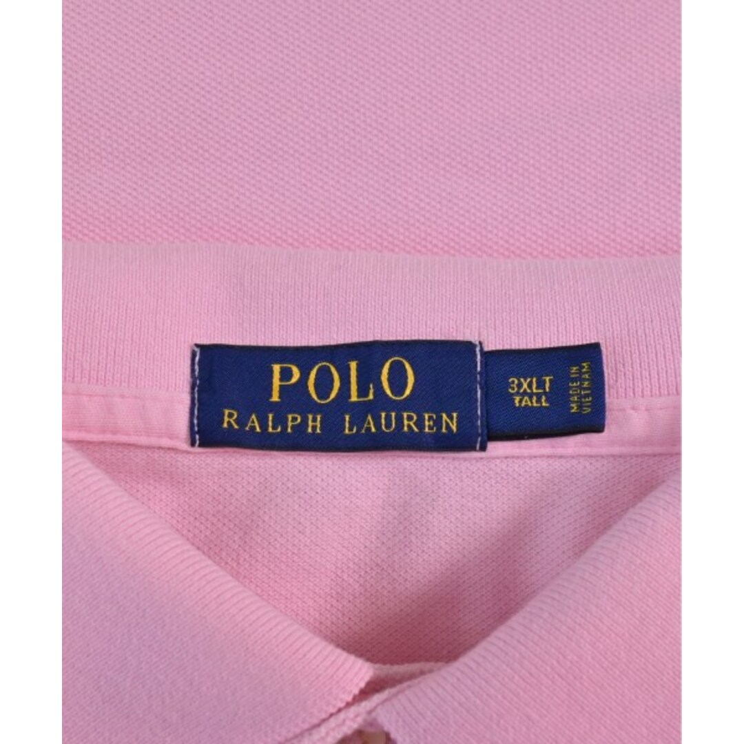 POLO RALPH LAUREN(ポロラルフローレン)のPolo Ralph Lauren ポロシャツ 3XL ピンク 【古着】【中古】 メンズのトップス(ポロシャツ)の商品写真