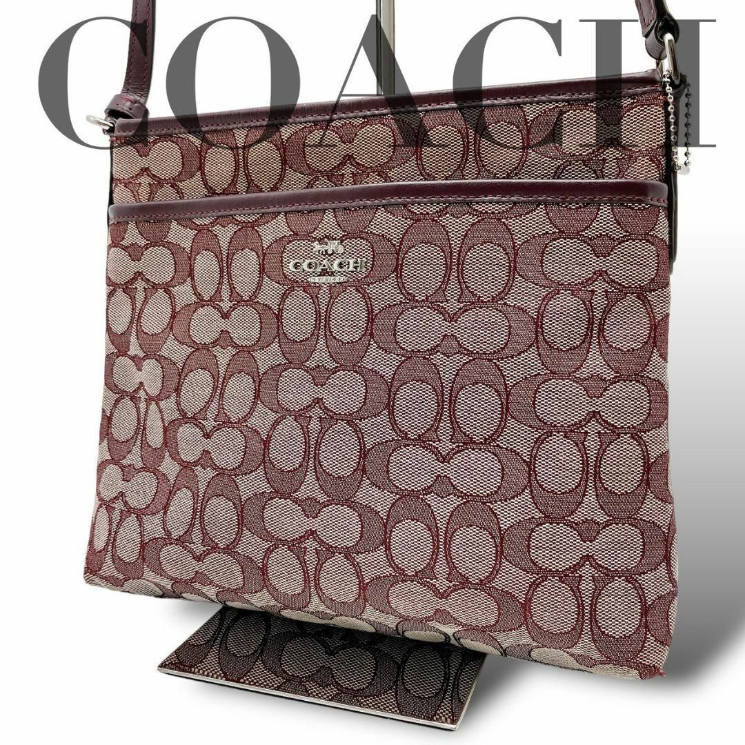 COACH ショルダーバッグ 斜め掛け レディース ボルドー F29960