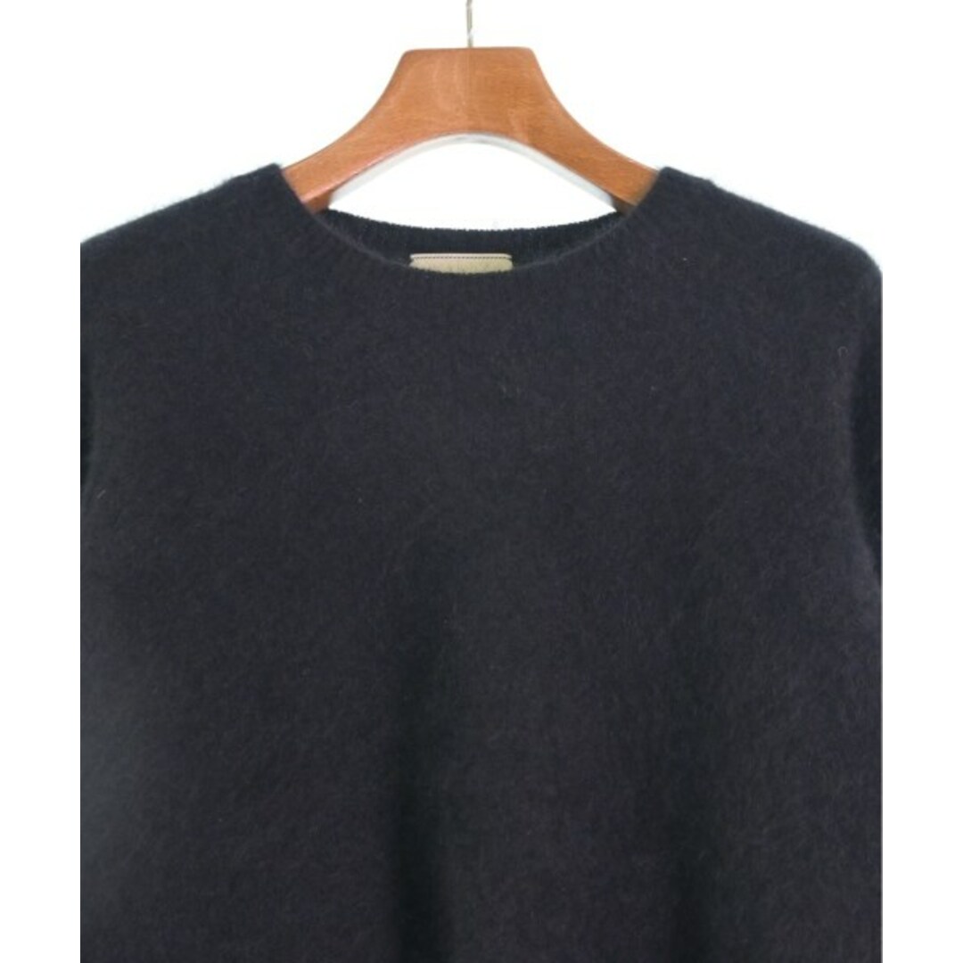 UNITED ARROWS(ユナイテッドアローズ)のUNITED ARROWS ニット・セーター -(L位) 黒 【古着】【中古】 レディースのトップス(ニット/セーター)の商品写真