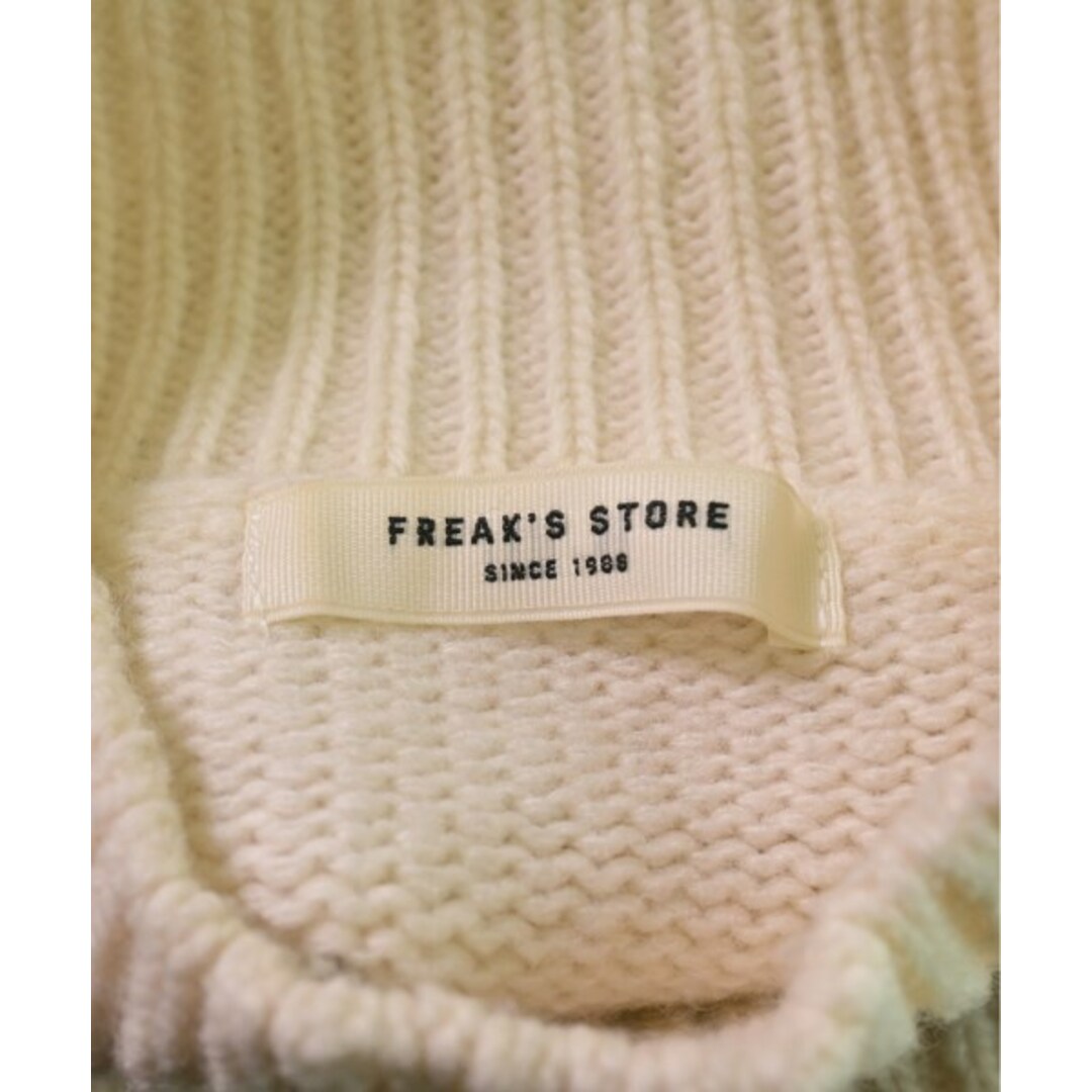 FREAK'S STORE(フリークスストア)のFREAK'S STORE フリークスストア ニット・セーター F アイボリー 【古着】【中古】 レディースのトップス(ニット/セーター)の商品写真