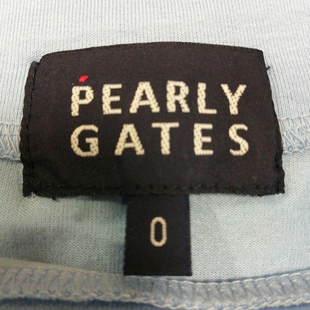 PEARLY GATES(パーリーゲイツ)のPEARLY GATES パーリーゲイツ　ゴルフ　スポーツ　モックネック　シャツ スポーツ/アウトドアのゴルフ(ウエア)の商品写真