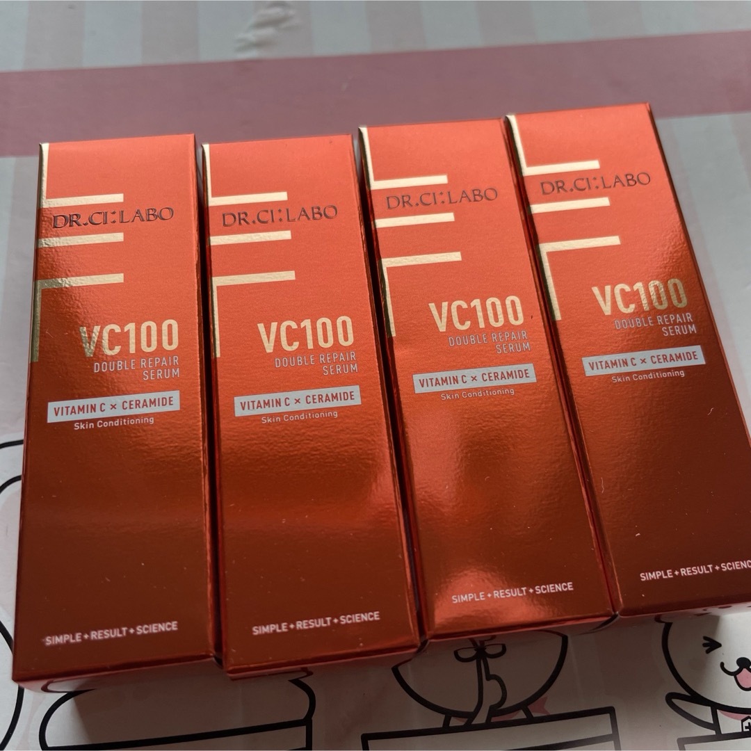 Dr.Ci Labo(ドクターシーラボ)のVC100ダブルリペアセラム 7mLx4 (合計28mL) 最新版 新品未開封 コスメ/美容のスキンケア/基礎化粧品(美容液)の商品写真