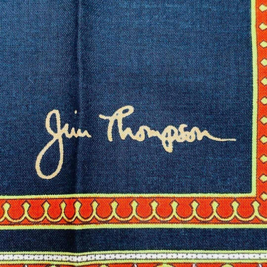 Jim Thompson(ジムトンプソン)の未使用品 ★Jim Thompson★ ハンカチ ゾウ オレンジ シール付 レディースのファッション小物(ハンカチ)の商品写真