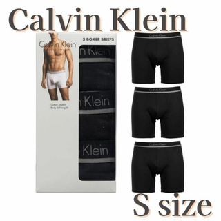 Calvin Klein - 【新品・未開封】カルバンクライン ボクサーパンツ 3枚組 S ブラック ②