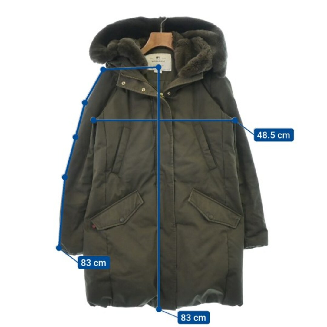 WOOLRICH(ウールリッチ)のWOOLRICH ウールリッチ ダウンコート S カーキ 【古着】【中古】 レディースのジャケット/アウター(ダウンコート)の商品写真