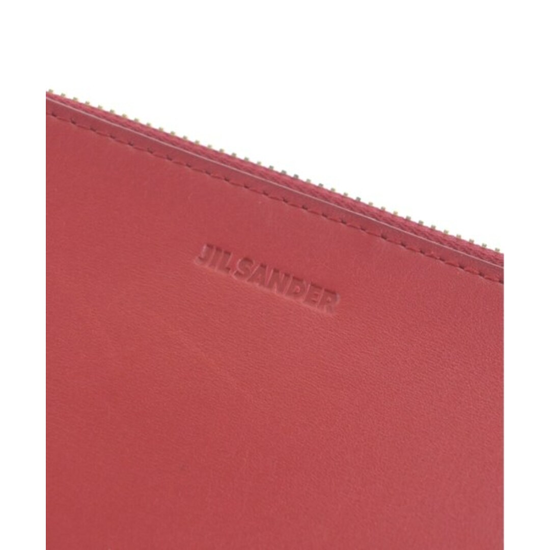 Jil Sander(ジルサンダー)のJIL SANDER ジルサンダー ポーチ - 赤 【古着】【中古】 レディースのファッション小物(ポーチ)の商品写真