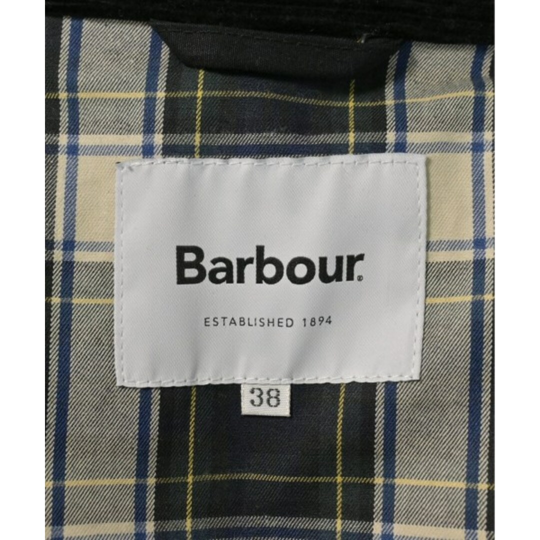 Barbour(バーブァー)のBarbour バブアー ステンカラーコート 38(M位) 黒 【古着】【中古】 メンズのジャケット/アウター(ステンカラーコート)の商品写真