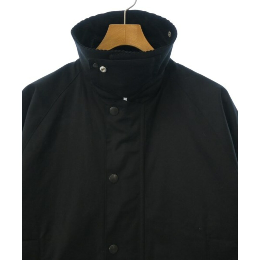 Barbour(バーブァー)のBarbour バブアー ステンカラーコート 38(M位) 黒 【古着】【中古】 メンズのジャケット/アウター(ステンカラーコート)の商品写真