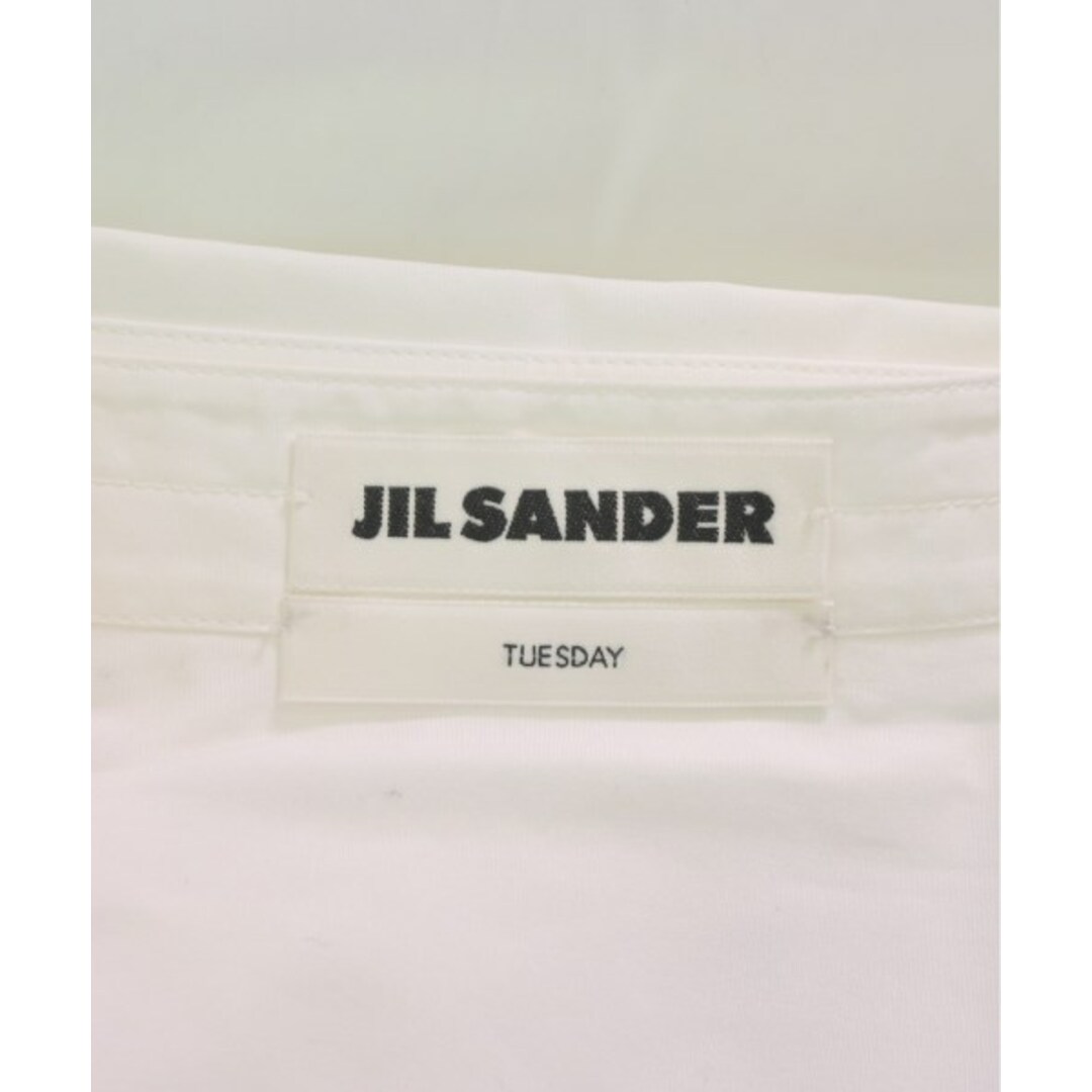 Jil Sander(ジルサンダー)のJIL SANDER ジルサンダー カジュアルシャツ 39(M位) 白 【古着】【中古】 メンズのトップス(シャツ)の商品写真