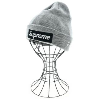 シュプリーム(Supreme)のSupreme シュプリーム ニットキャップ・ビーニー - グレー 【古着】【中古】(ニット帽/ビーニー)