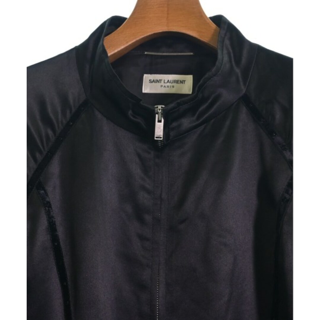 SAINT LAURENT PARIS ブルゾン(その他) 50(XL位) 黒 【古着】【中古 SAINT LAURENT PARIS ブルゾン(その他) 50(XL位) 黒 【古着】【中古