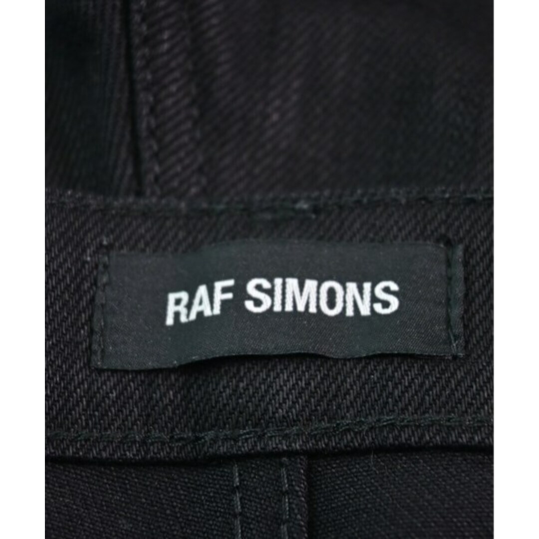 RAF SIMONS(ラフシモンズ)のRAF SIMONS ラフシモンズ デニムパンツ 31(M位) 黒(デニム) 【古着】【中古】 メンズのパンツ(デニム/ジーンズ)の商品写真