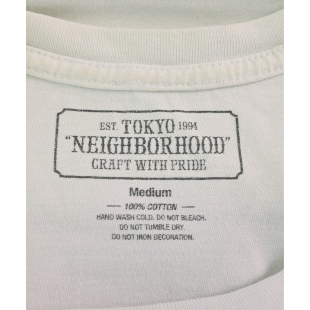 NEIGHBORHOOD(ネイバーフッド)のNEIGHBORHOOD ネイバーフッド Tシャツ・カットソー M オフホワイト 【古着】【中古】 メンズのトップス(Tシャツ/カットソー(半袖/袖なし))の商品写真