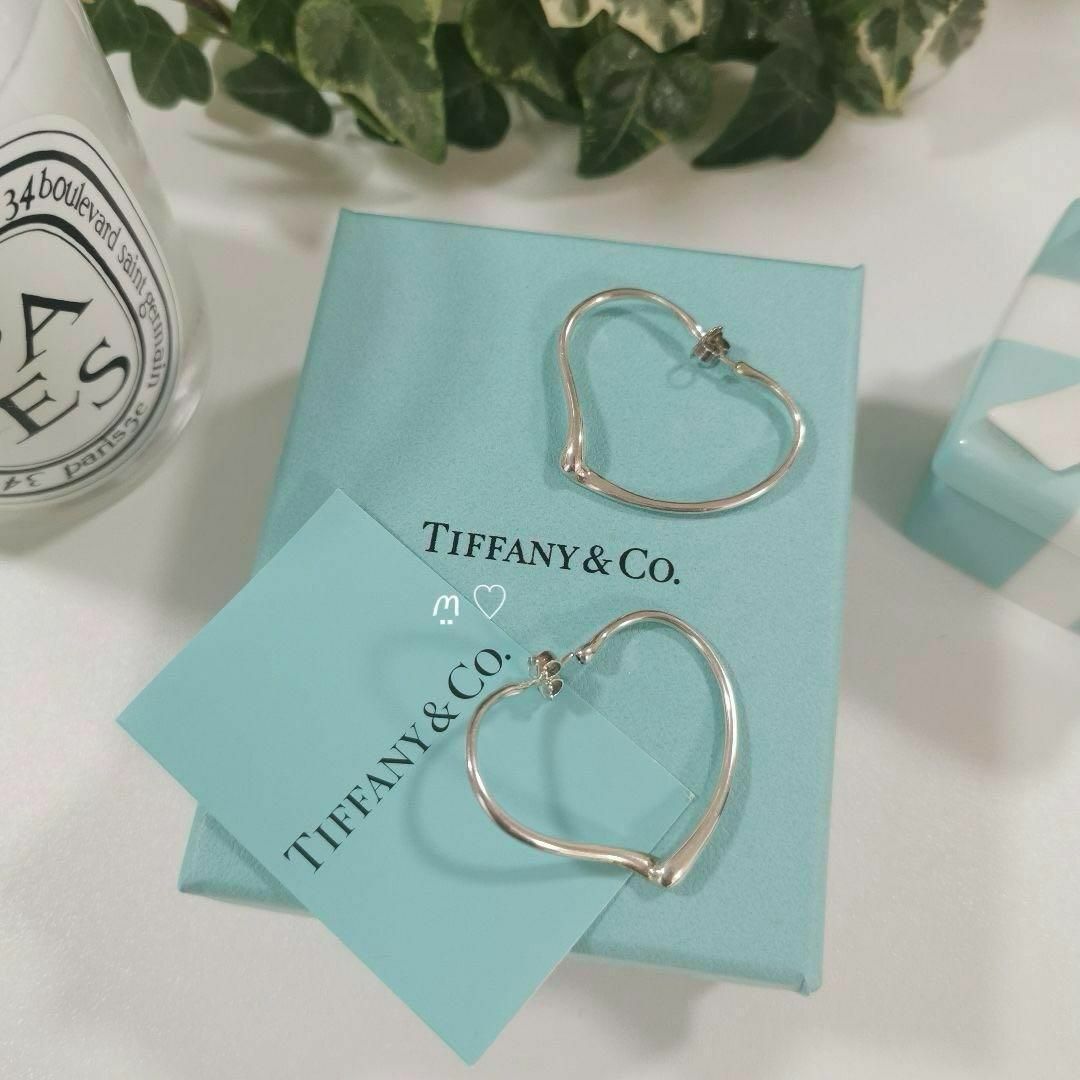 Tiffany & Co.(ティファニー)のティファニー　オープンハートフープピアス　スモール　S　スターリングシルバー レディースのアクセサリー(ピアス)の商品写真