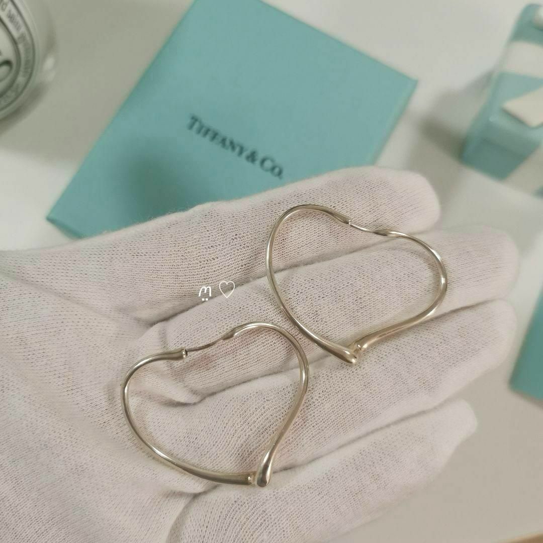 Tiffany & Co.(ティファニー)のティファニー　オープンハートフープピアス　スモール　S　スターリングシルバー レディースのアクセサリー(ピアス)の商品写真