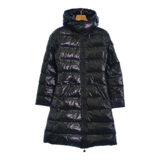 モンクレール(MONCLER)のMONCLER モンクレール ダウンコート 00(XXS位) 黒 【古着】【中古】(ダウンコート)