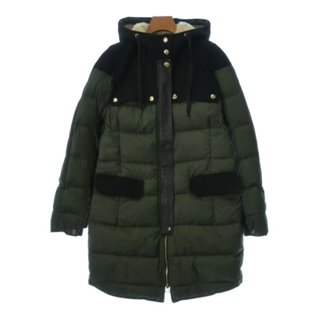 Marni(マルニ)のMARNI マルニ コート（その他） 40(M位) 緑x黒 【古着】【中古】 レディースのジャケット/アウター(その他)の商品写真