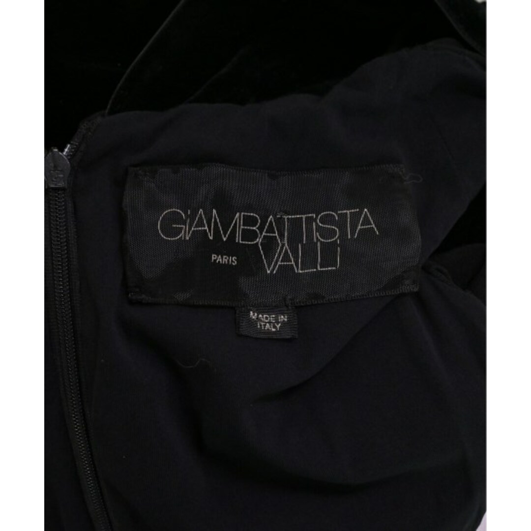 Giambattista Valli(ジャンバティスタヴァリ)のGiAMBATTiSTA VALLi ワンピース 42(M位) 黒 【古着】【中古】 レディースのワンピース(ひざ丈ワンピース)の商品写真