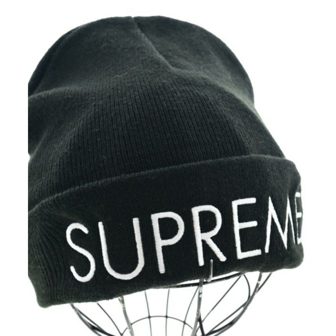 Supreme(シュプリーム)のSupreme シュプリーム ニットキャップ・ビーニー - 黒 【古着】【中古】 メンズの帽子(ニット帽/ビーニー)の商品写真