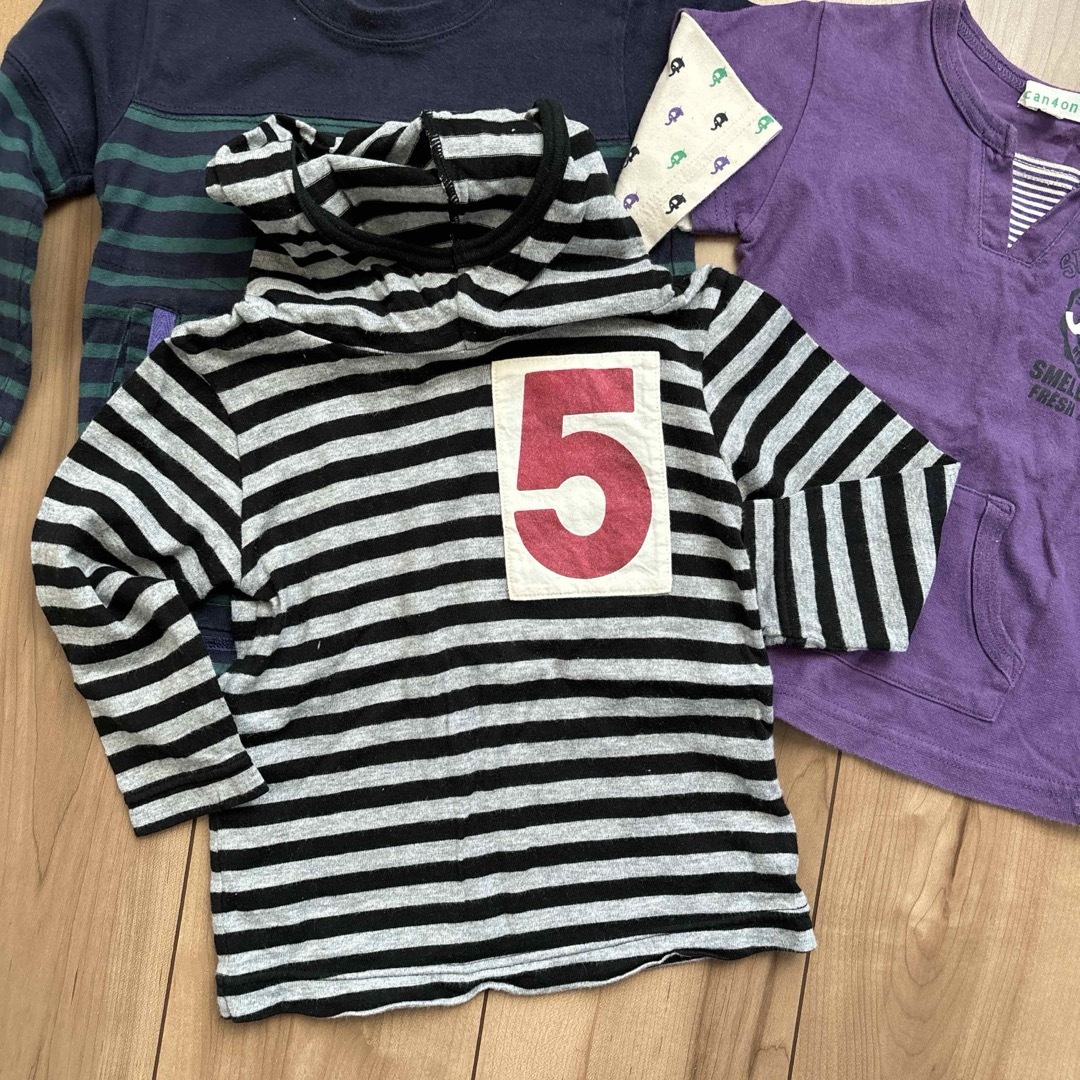 3can4on(サンカンシオン)の3can4on pui pui トップス　カットソー　3点　90 キッズ/ベビー/マタニティのキッズ服男の子用(90cm~)(Tシャツ/カットソー)の商品写真