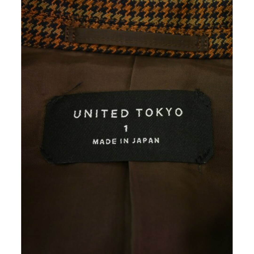 UNITED TOKYO(ユナイテッドトウキョウ)のUNITED TOKYO テーラードジャケット 1(S位) 【古着】【中古】 メンズのジャケット/アウター(テーラードジャケット)の商品写真