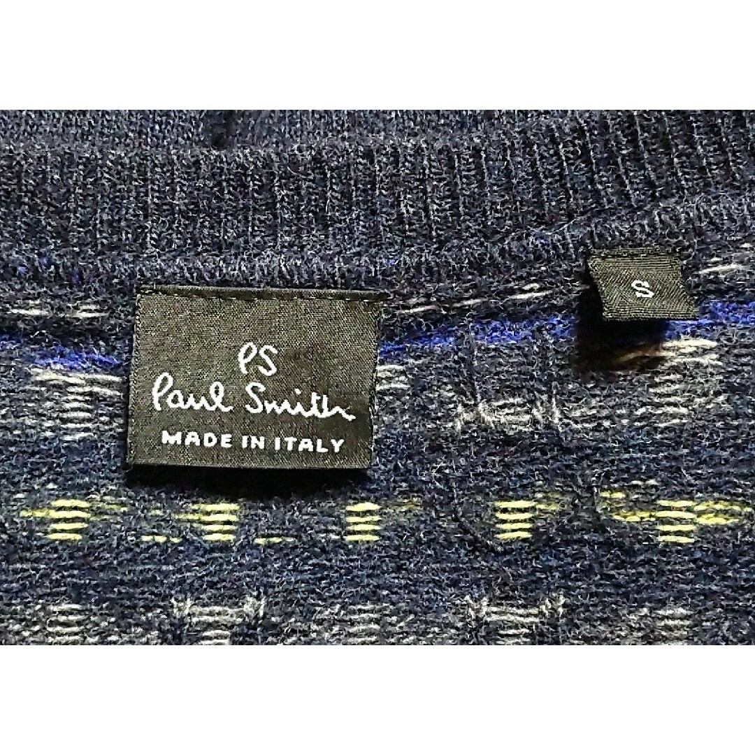 Paul Smith(ポールスミス)のPaul Smith ポールスミス ノルディック柄 カシミア ウール ニット S メンズのトップス(ニット/セーター)の商品写真