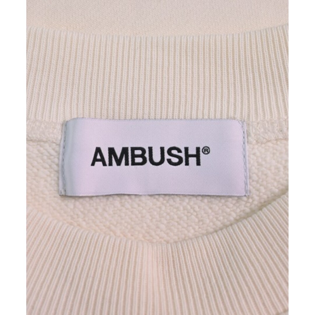 AMBUSH(アンブッシュ)のAMBUSH アンブッシュ スウェット 2(M位) アイボリー 【古着】【中古】 メンズのトップス(スウェット)の商品写真