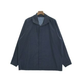 ISSEY MIYAKE - ISSEY MIYAKE イッセイミヤケ カジュアルシャツ 3(L位) 紺 【古着】【中古】