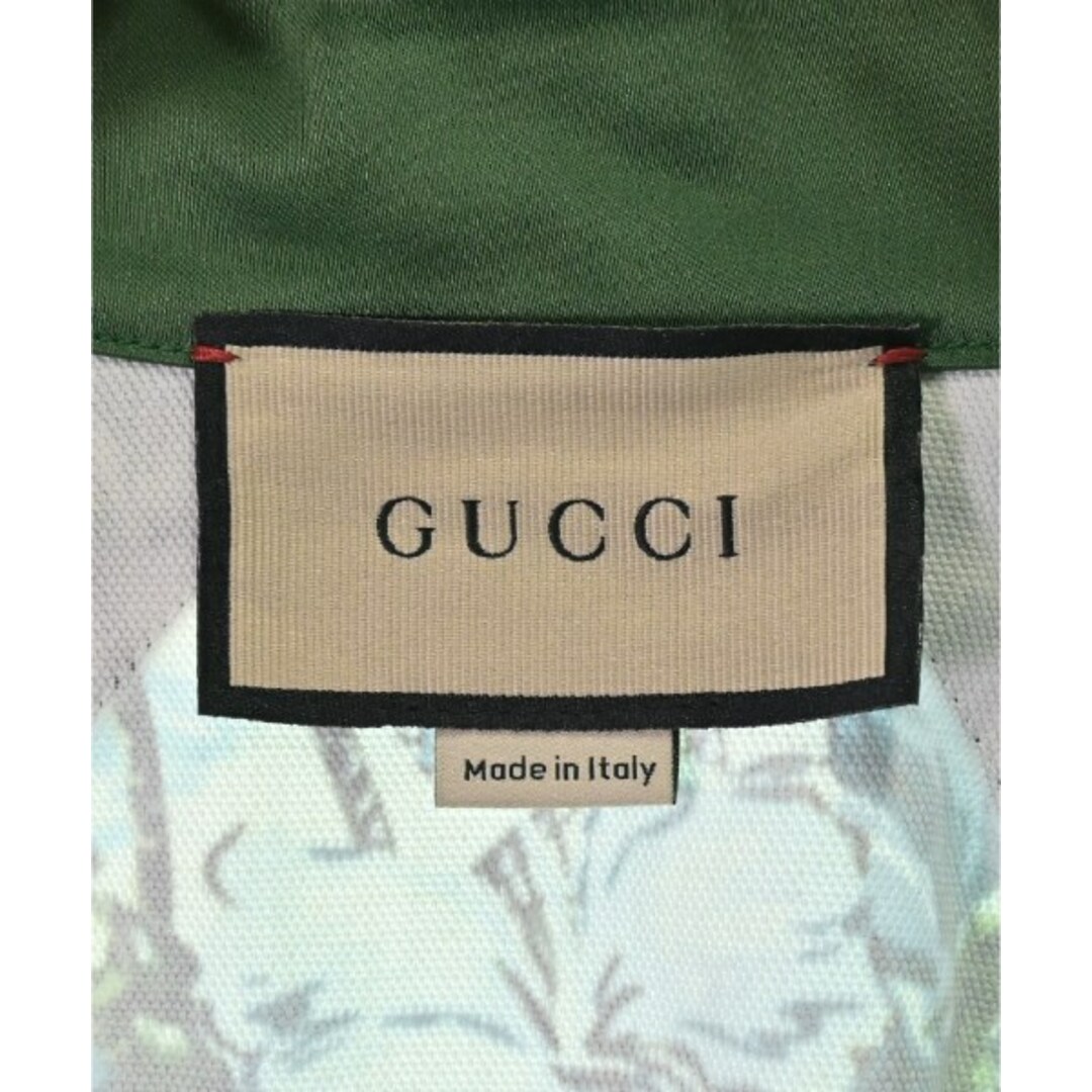 Gucci(グッチ)のGUCCI グッチ ブルゾン S 青x緑x白等(総柄) 【古着】【中古】 レディースのジャケット/アウター(その他)の商品写真