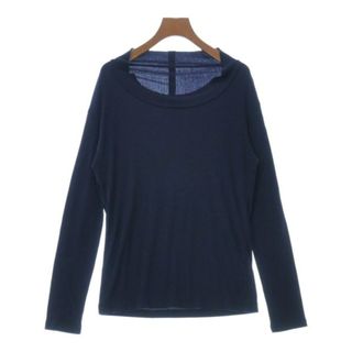 ヨウジヤマモト(Yohji Yamamoto)のYOHJI YAMAMOTO Tシャツ・カットソー 2(S位) 紺 【古着】【中古】(カットソー(半袖/袖なし))