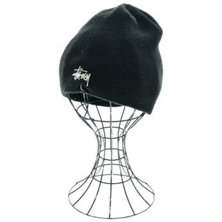 STUSSY - STUSSY ステューシー ニットキャップ・ビーニー - 黒 【古着】【中古】