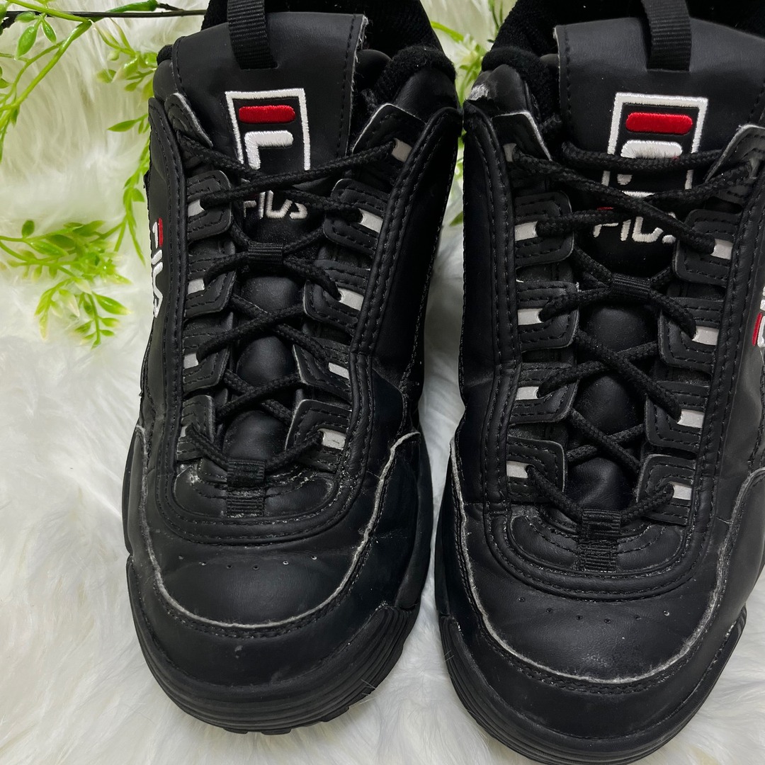 FILA(フィラ)のFILA フィラ DISRUPTOR 2 ダット スニーカー ブラック 26cm メンズの靴/シューズ(スニーカー)の商品写真